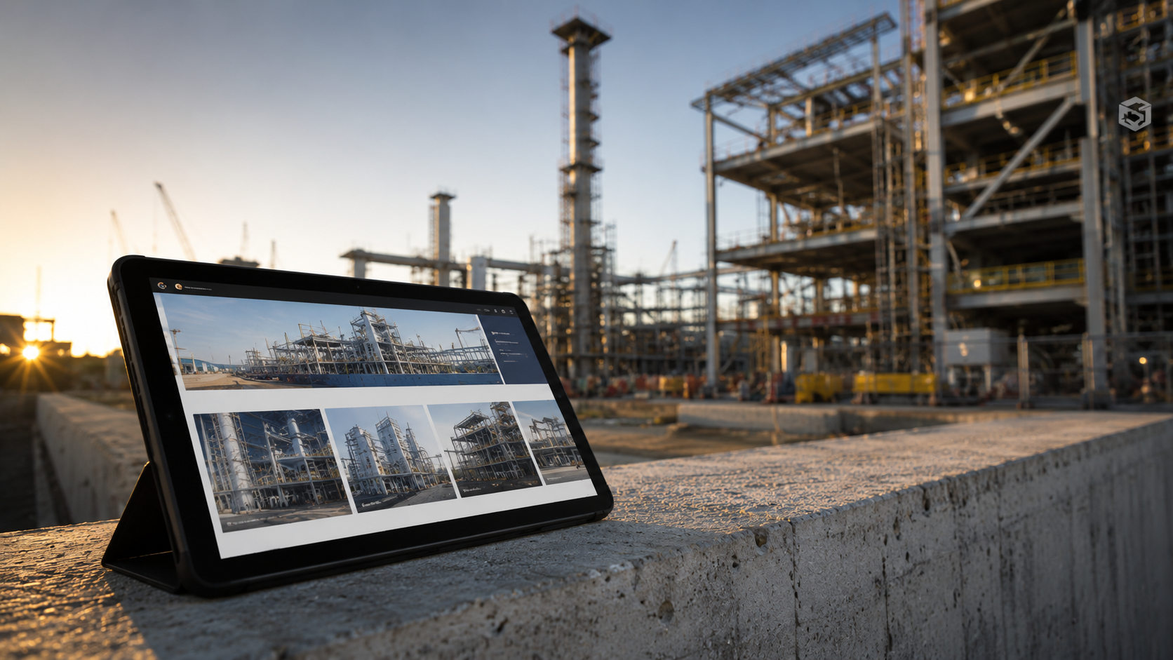 tablet construcción